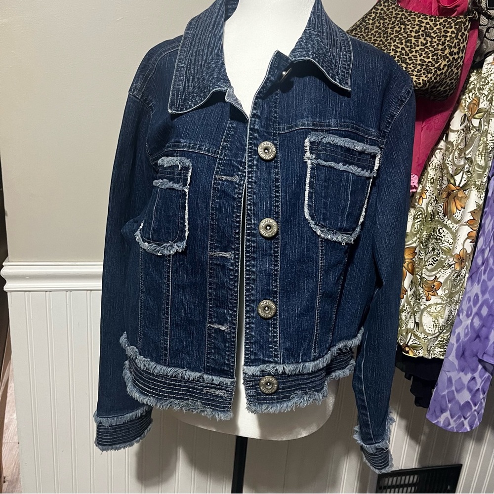 Ashley Stewart Y2K Jean Denim Jacket